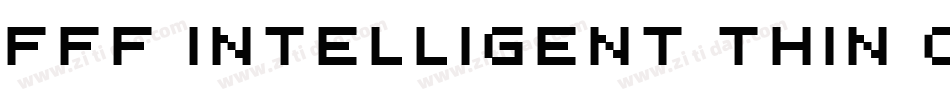 FFF Intelligent Thin Condensed字体转换